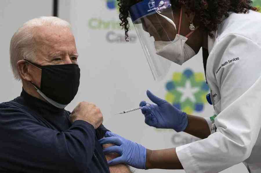 Biden recibe este lunes la segunda dosis de la vacuna contra el Covid-19