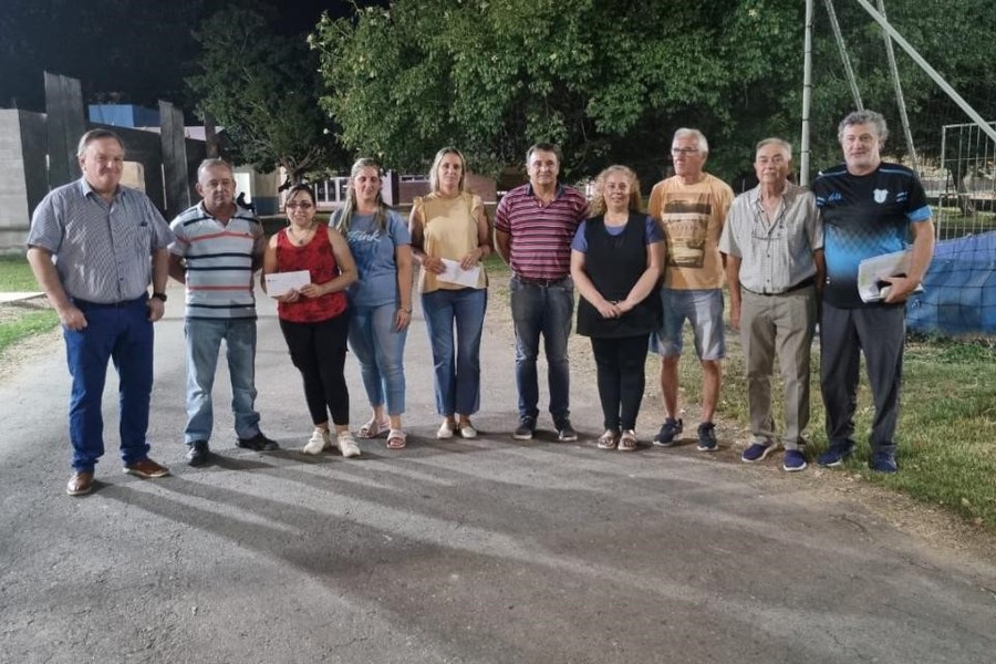 Michlig visitó este lunes cinco localidades del departamento San Cristóbal