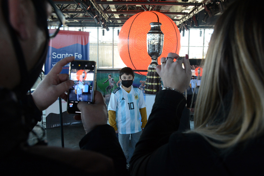 Se exhibirá la réplica de la Copa América en El Molino