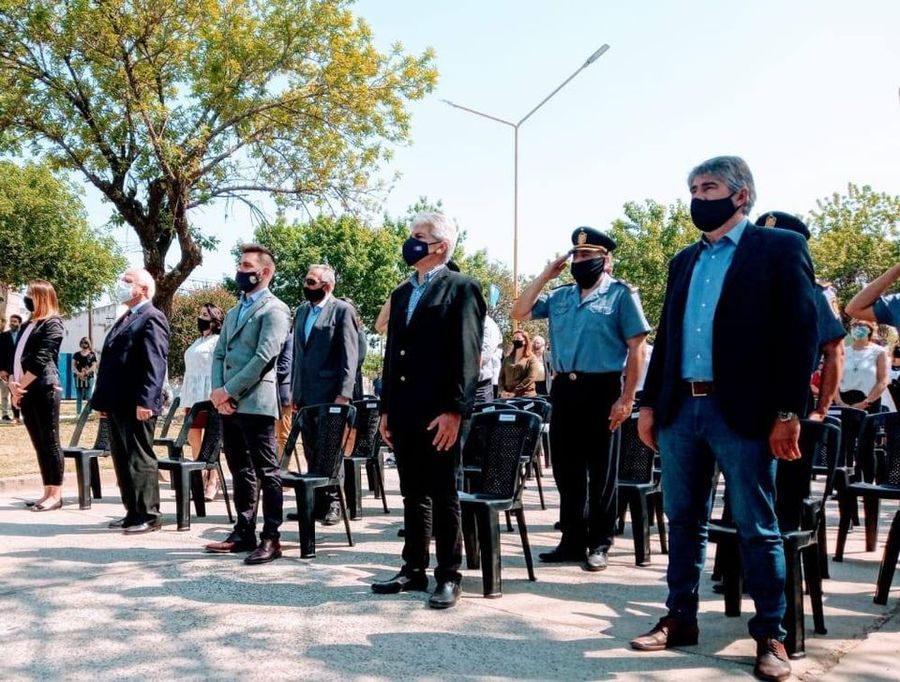 El diputado Bastia estuvo ayer en Alejandra
