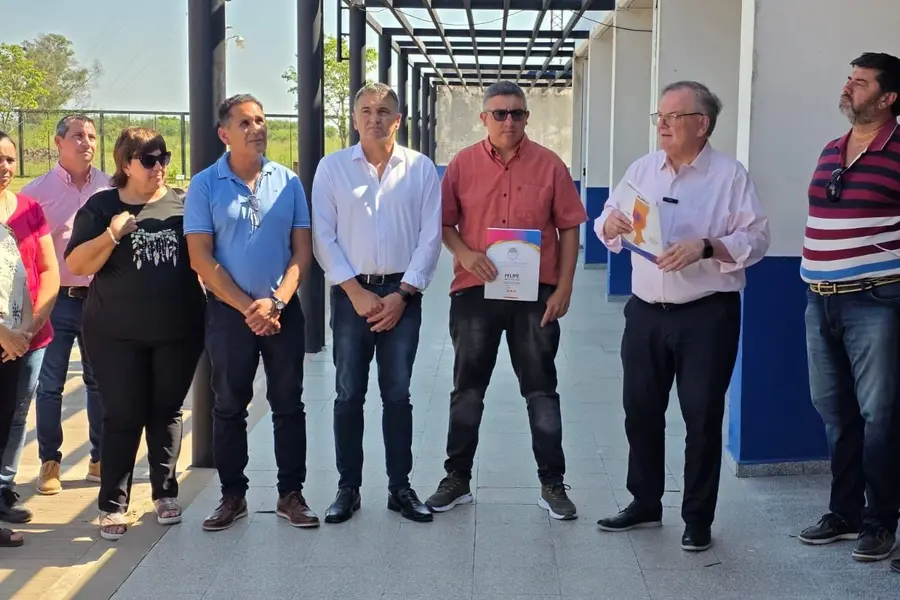Michlig visitó Moisés Ville, Palacios y San Cristóbal por gestiones y apoyo a instituciones educativas y deportivas