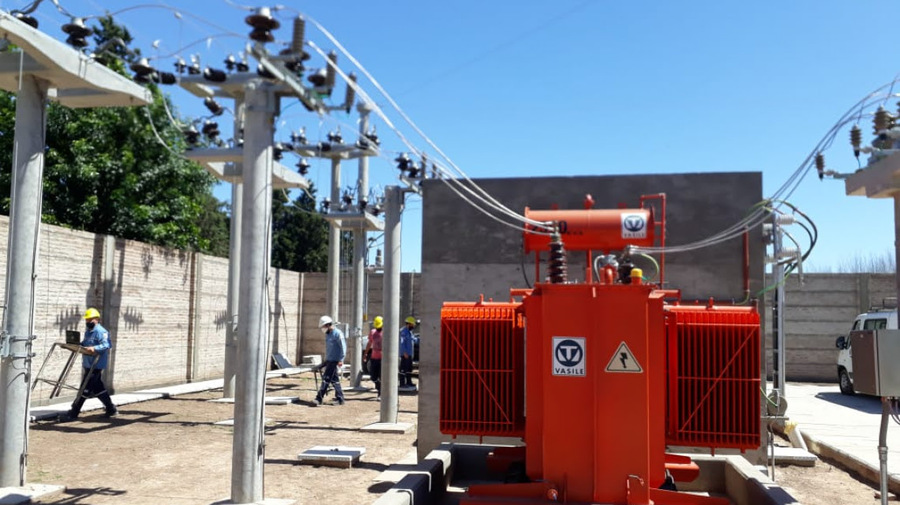 La EPE habilitó una nueva estación transformadora de rebaje en Maciel