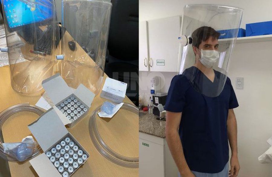 Comenzaron los tratamientos de Covid-19 con ibuprofeno inhalado en Santa Fe
