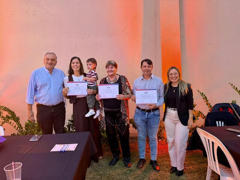 Calvo acompañó la presentación de 