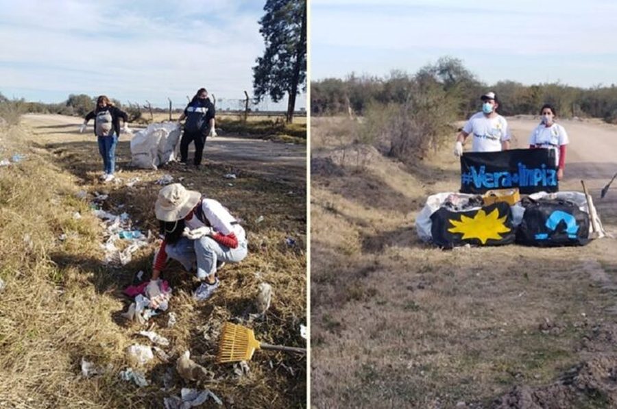 Un grupo de jóvenes recuperó un espacio público en el sur de la ciudad de Vera
