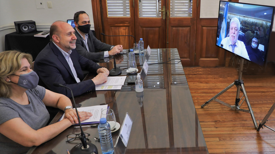 Perotti y Ginés González García firmaron un convenio de articulación entre Nación y el Iapos