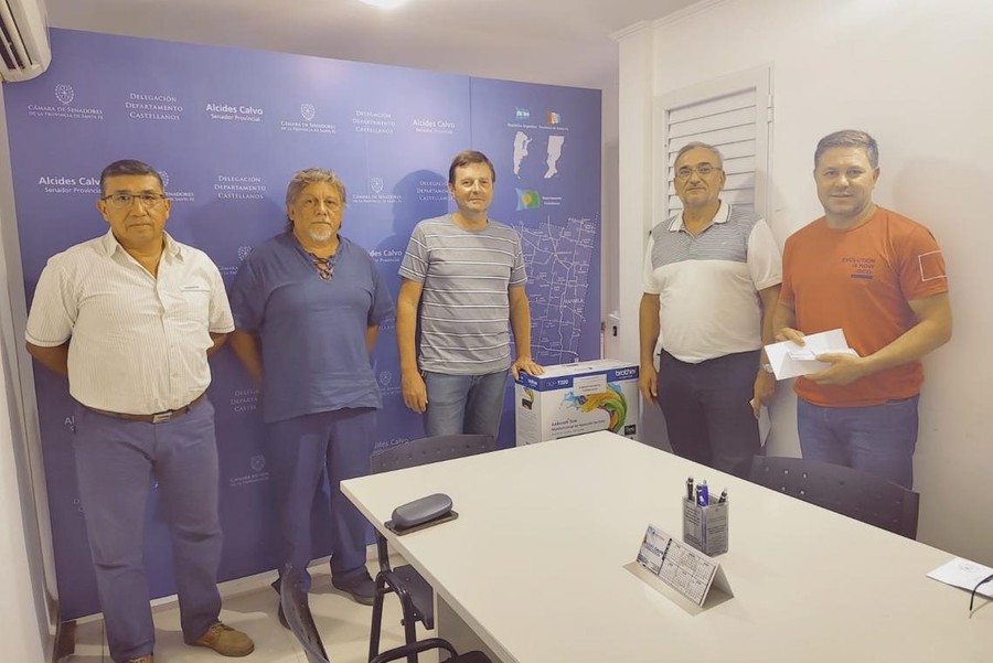 Reunión del Senador Calvo con instituciones de Ataliva y Vila