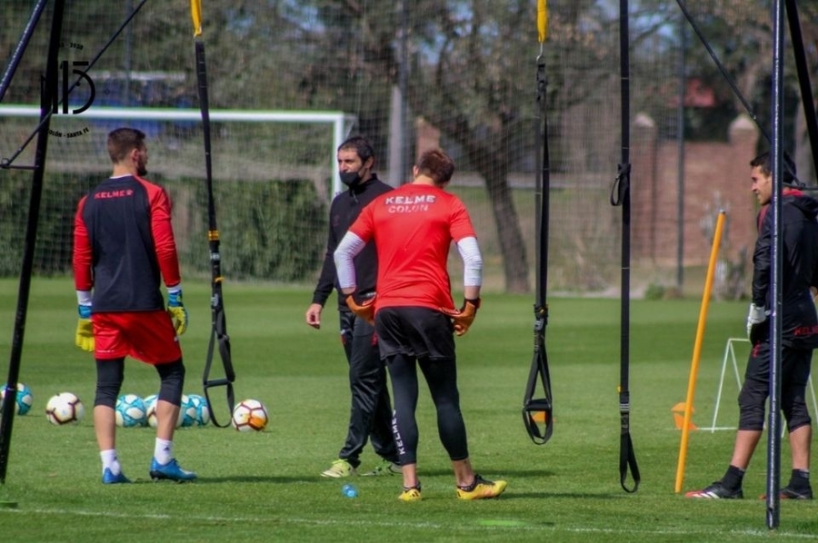 Como lo anticipó LT10, Colón volvió al trabajo con dos lesionados