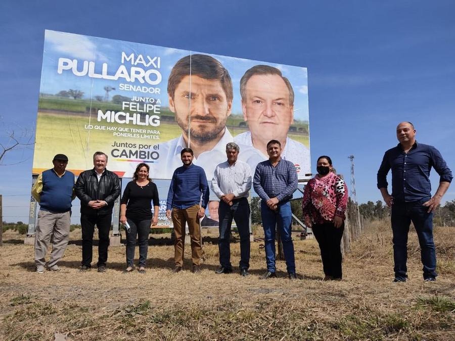 Pullaro y Michlig visitaron numerosas localidades de la región de cara a las PASO del 12 de septiembre