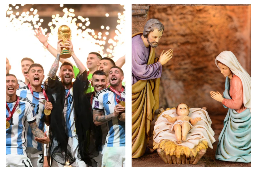 El Pesebre Viviente de los campeones del Mundo