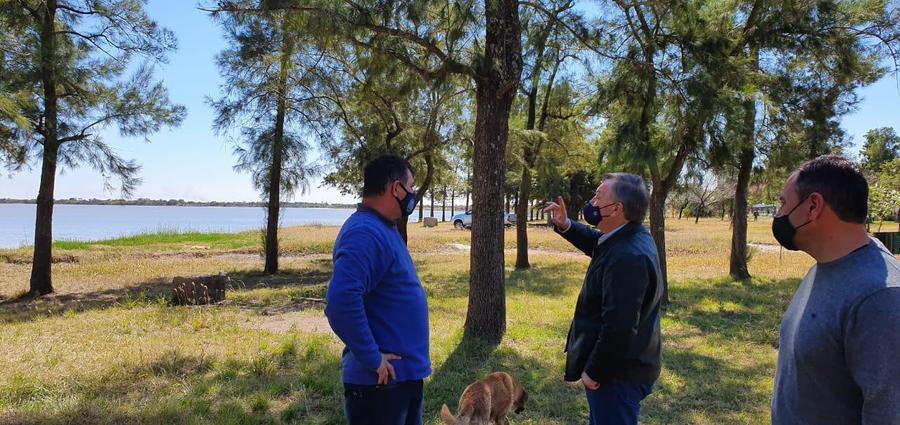 Felipe Michlig y Marcelo González visitaron Huanqueros