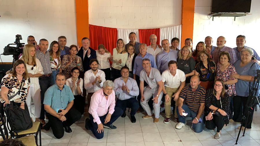 Michlig y González acompañaron a los candidatos de 