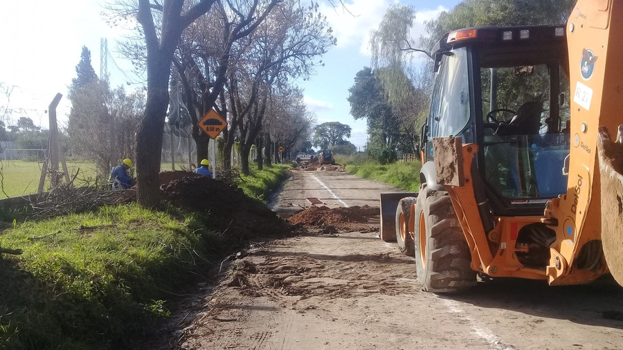 Comenzaron las obras de la red cloacal en la zona oeste de la ciudad de Esperanza