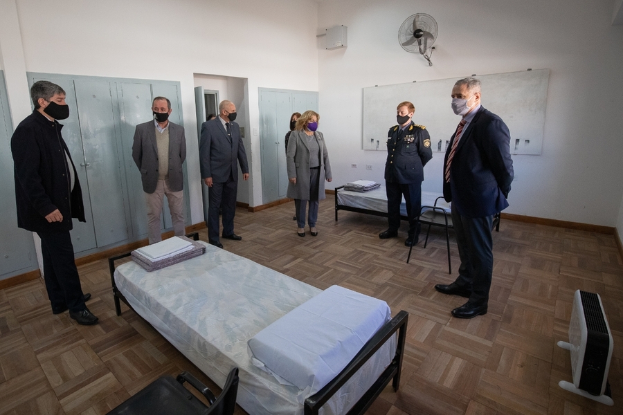 Inauguraron el Centro de Aislamiento para el personal policial