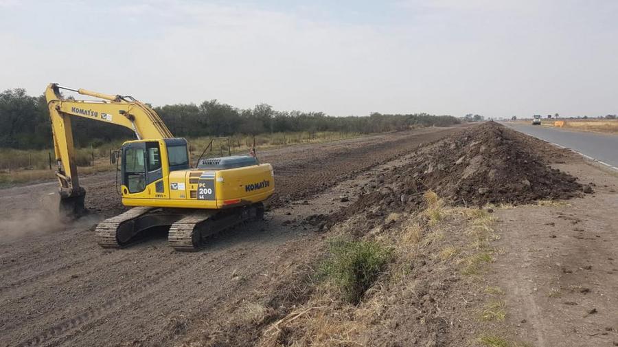 La provincia puso en marcha la repavimentación de la ruta Provincial N° 2 tramo: Rams- Huanqueros