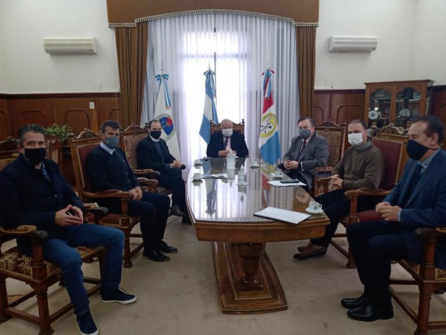 Senadores del Interbloque de la UCR, se reunieron con el Presidente de la CSJ, Dr. Rafael Gutiérrez