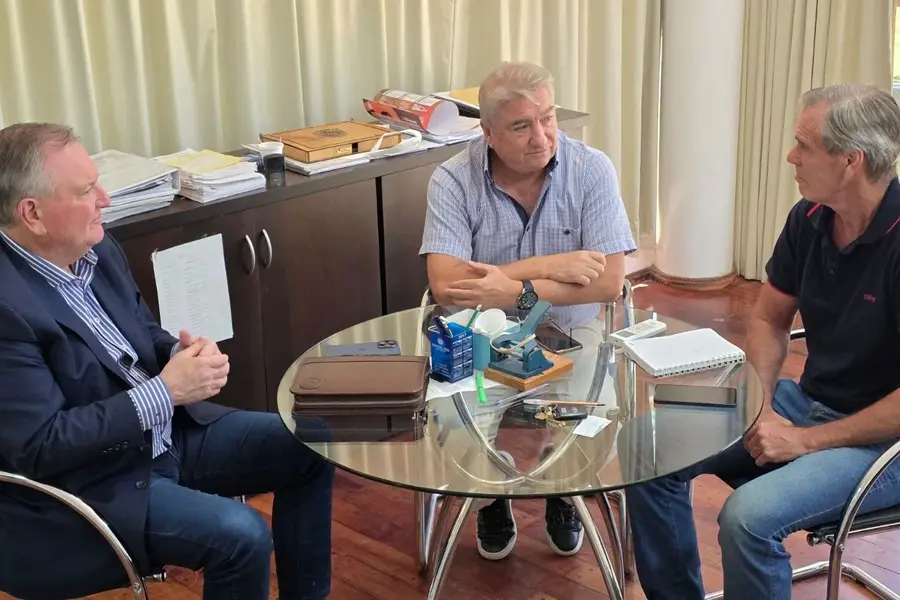 El senador Michlig se reunió con autoridades de la DPV para evaluar la marcha de obras viales en el Dpto. San Cristóbal