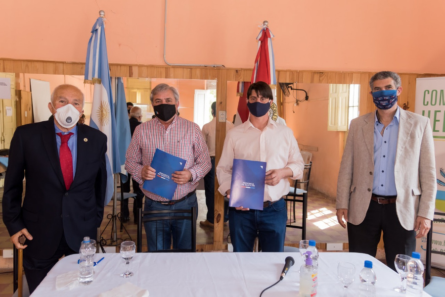 La provincia entregó fondos para Obras Menores en localidades del departamento Garay
