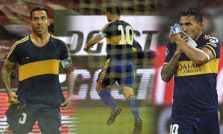 El homenaje de Carlos Tevez a Diego Maradona: la historia de las camisetas y el 