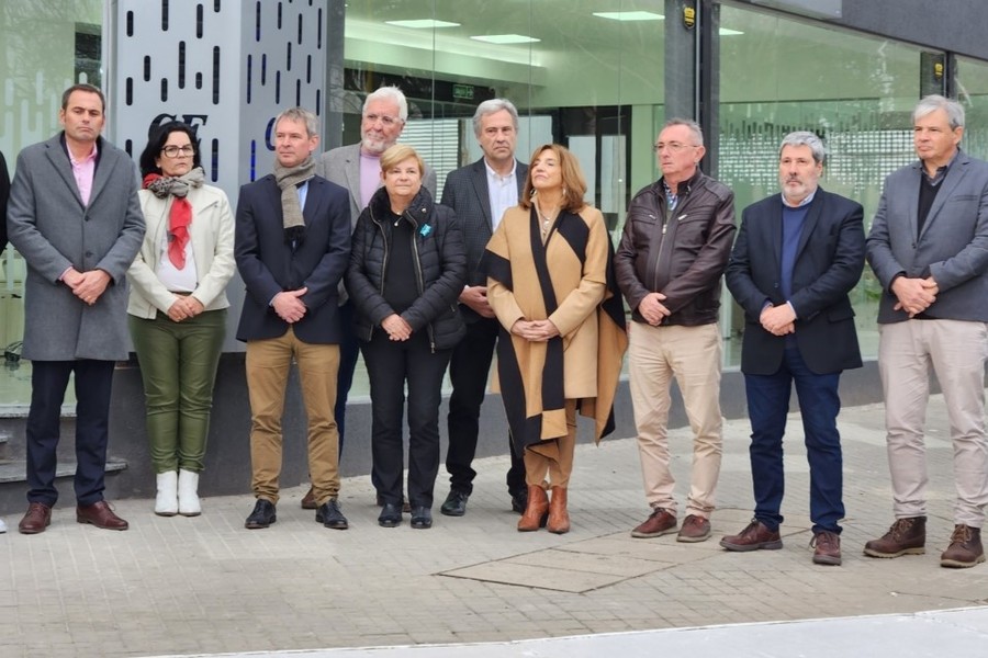 Costamagna participó de la reinauguración del centro económico de Cañada de Gómez