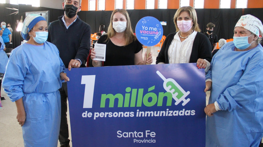 COVID-19: Un millón de santafesinos ya recibieron las dos dosis de la vacuna